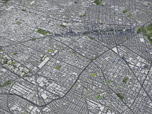 Mexico - 3D City Model 3D Model