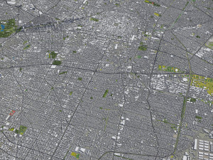 Mexico - 3D City Model 3D Model