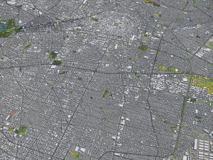 Mexico - 3D City Model 3D Model