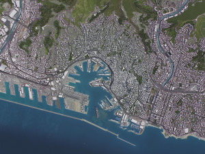 Genoa - 3D City Model Model 3D
