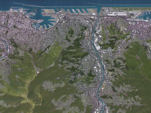 Genoa - 3D City Model Model 3D