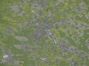 Stuttgart - 3D City Model 3D Model
