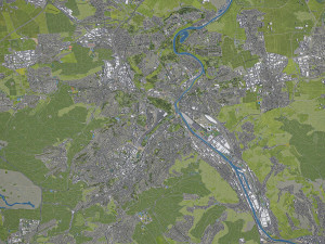 Stuttgart - 3D City Model 3D Model