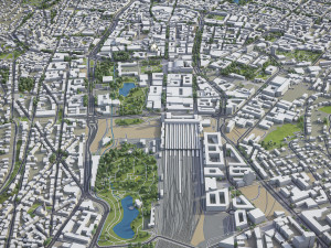 Stuttgart - 3D City Model 3D Model