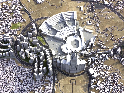 Mecca - 3D City Model 3D 모델