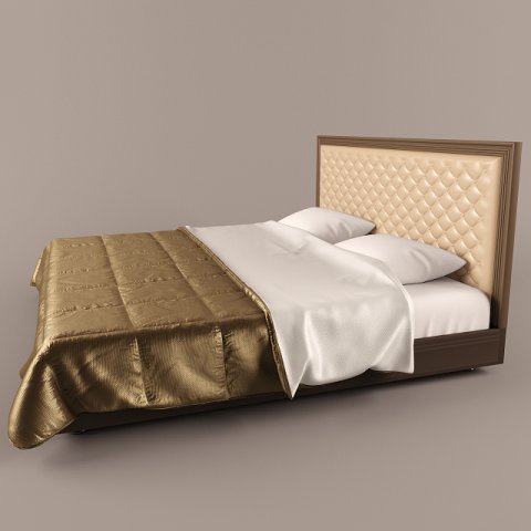 bed Model 3D .c4d .max .obj .3ds .fbx .stl .blend 