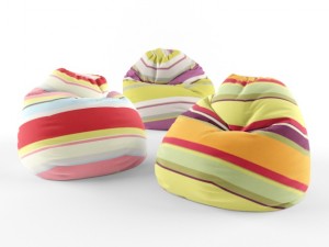 bean bags 3D Model