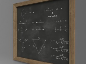 blackboard 3D Model