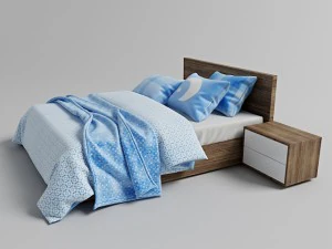 niebiańska sypialnia Model 3D