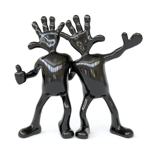 hands decoration 3D Model .c4d .max .obj .3ds .fbx .stl .blend 