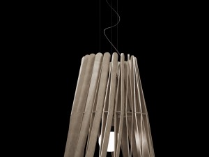 hanging lamps wooden 3D Model