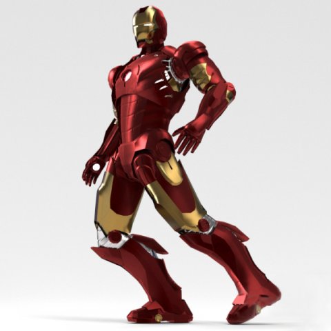ironman - rigged Modelo 3D .c4d .max .obj .3ds .fbx .stl .blend 