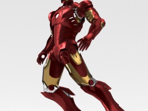ironman - rigged 3D Model