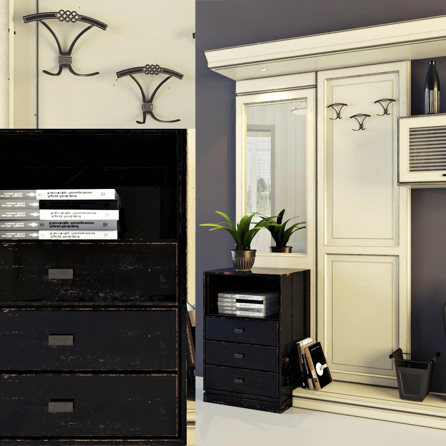 modern scene 3D Model .c4d .max .obj .3ds .fbx .stl .blend 