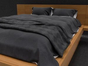 modern bed 3D Model