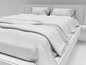 modern bed 3D Model