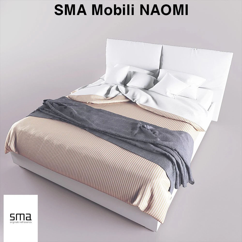 sma mobili bed 3D Model .c4d .max .obj .3ds .fbx .stl .blend 