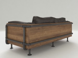 vintage sofa 3D Модель