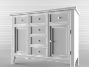 vintage sideboard 3Dモデル