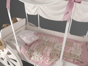 wild west children bed 3D 모델