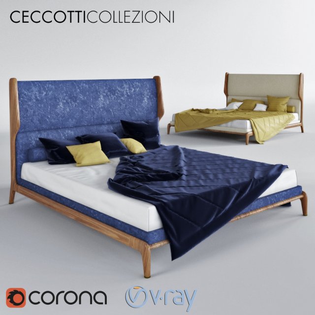 bed 3Dモデル .c4d .max .obj .3ds .fbx .stl .blend 