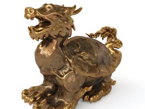 gold chine turtle 3D Model