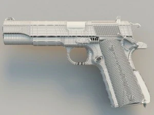 pistol colt1911 3D Model