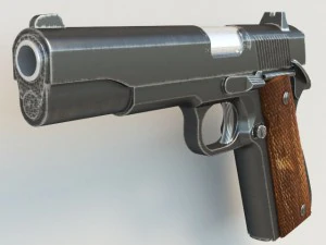 pistol colt1911 3D Model