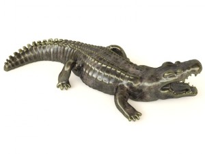 crocodile statuette 3D Model