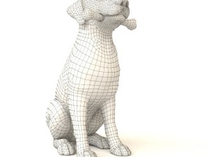 dogs statuette Modelo 3D