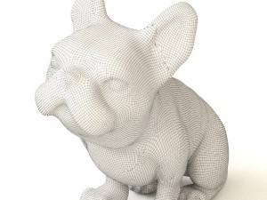 dogs statuette Modelo 3D