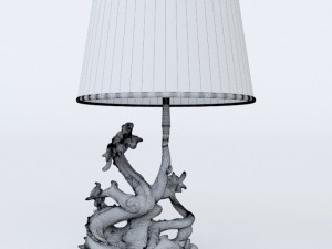 中国のドラゴンランプ 3Dモデル