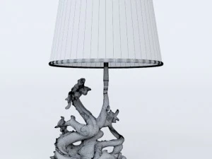 chine dragon lamp 3D Model