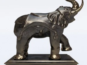 大象雕像 3D 模型