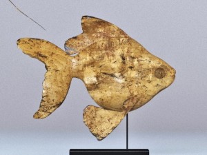 four fish figures Modello 3D
