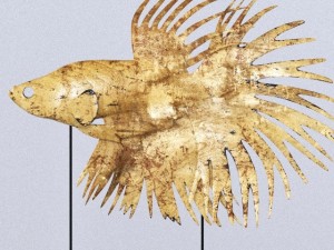four fish figures Modello 3D