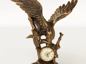 ワシの時計 3Dモデル