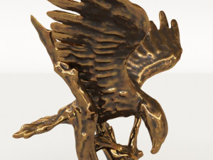 eagle clock Modèle 3D