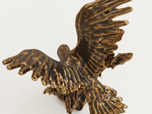 eagle clock Modèle 3D