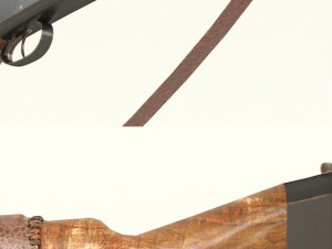 12 gauge duble barrel 3D Model
