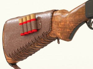 12 gauge duble barrel 3D Model