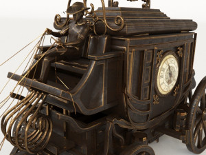 coach clock Modèle 3D