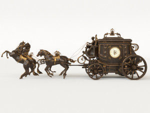 coach clock Model 3D