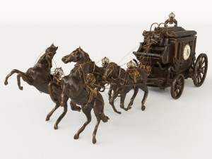 coach clock Model 3D