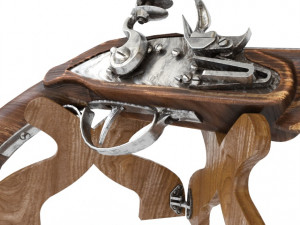 old pirate pistol 3D Model
