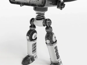robot clock 3D Model