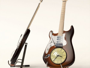 guitar clock 3D Model