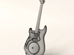 guitar clock 3D Model