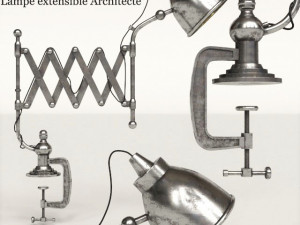 lampe extensible architecte 3D Model