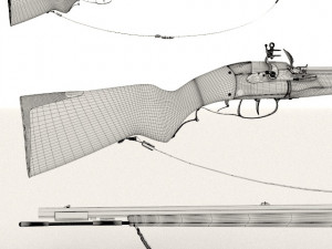 longfire rifle 3D 모델